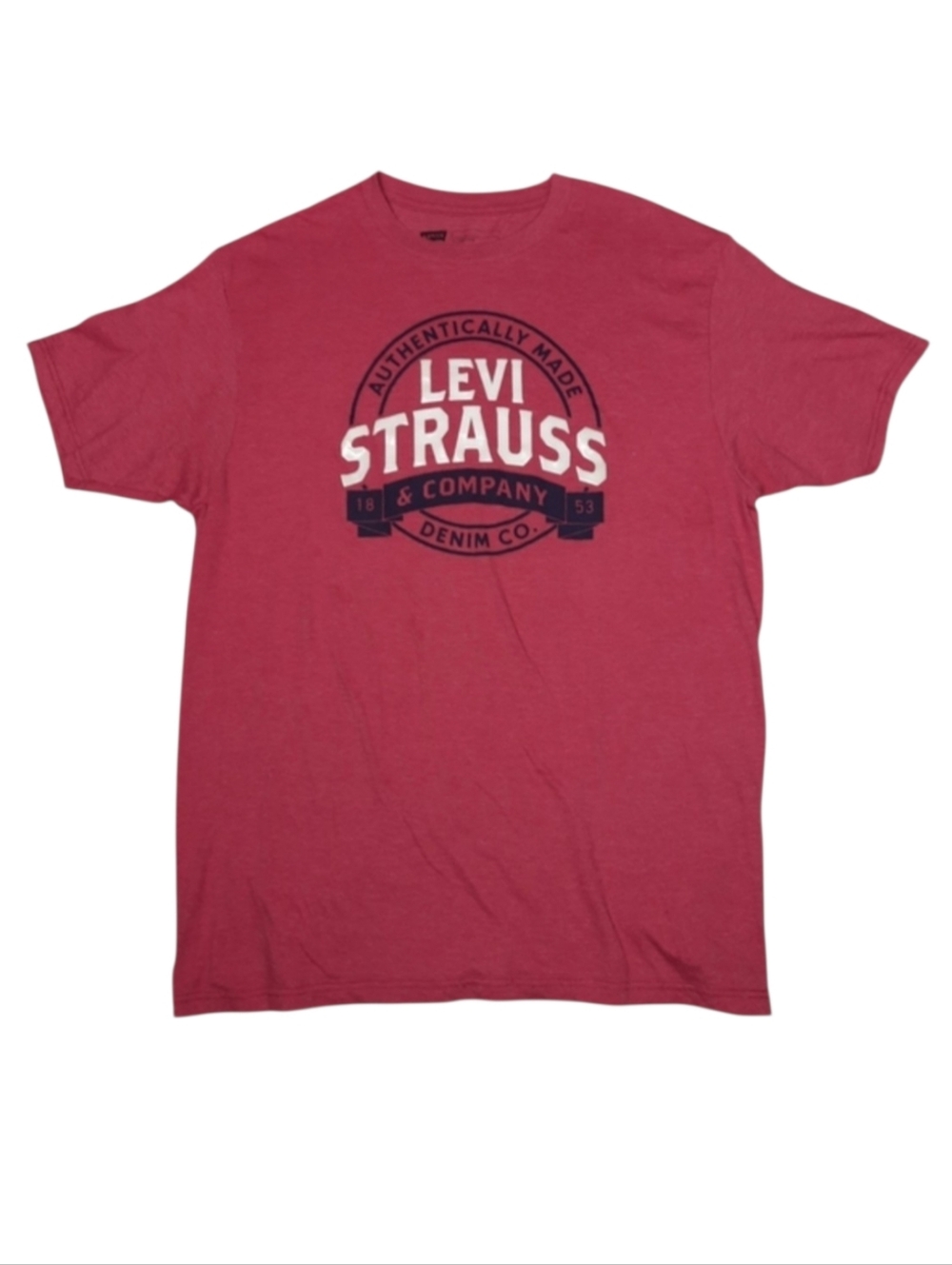 Levi's Retro Logo Graphic Red Tee SZ L